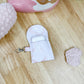 Fabric AirPods Case Keychain
