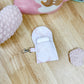Floral Earbuds Case Keychain