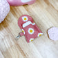Floral Earbuds Case Keychain