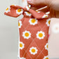 Daisy Quilted Bow Keychain Wallet