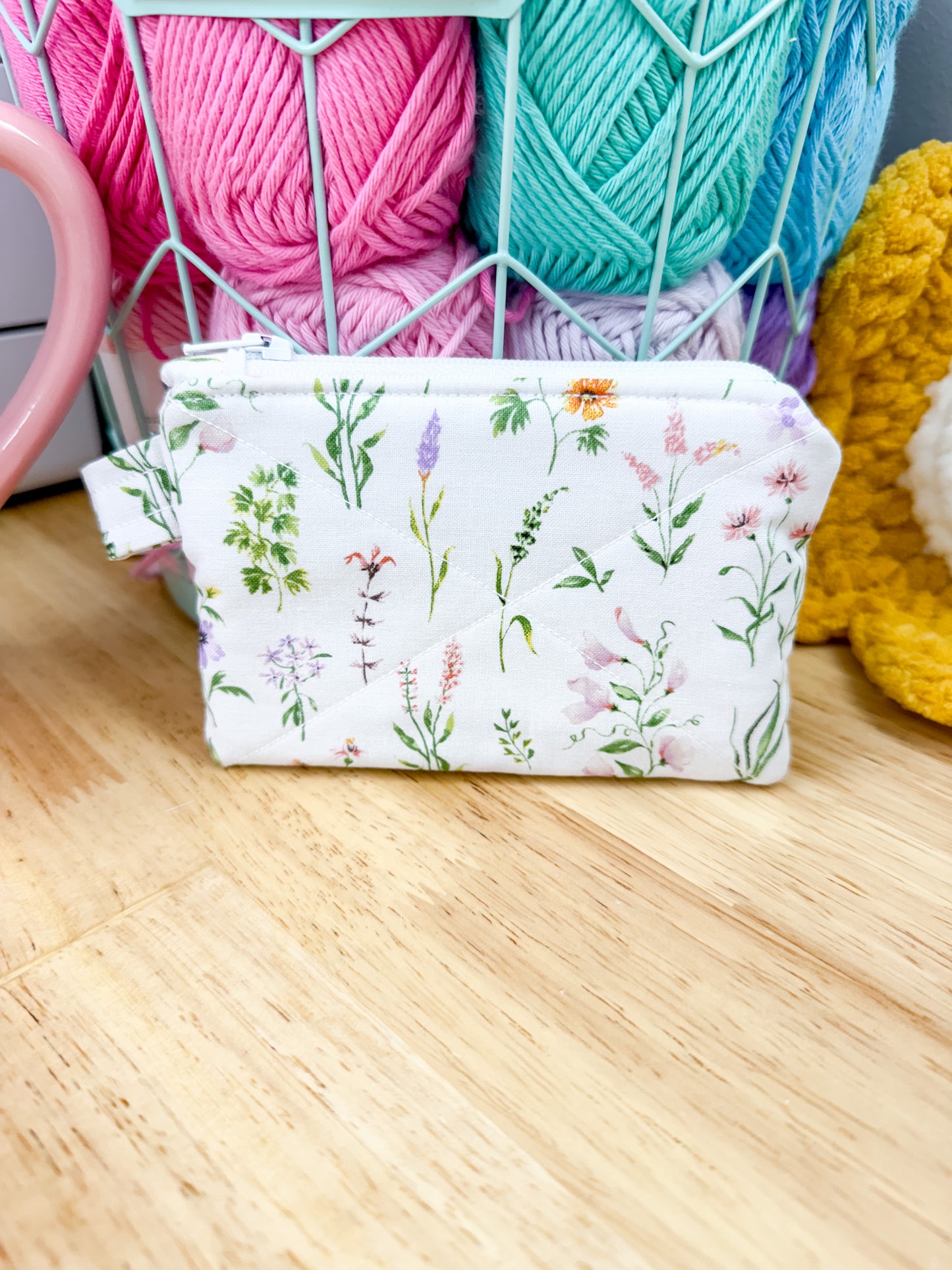Mini Wallet Quilted Pouch