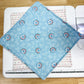 2-Pack Terry Cotton Dish Cloth Baby Blue Floral
