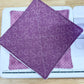 2-Pack Terry Cotton Dish Cloth Dark Purple