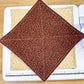 2-Pack Terry Cotton Dish Cloth Ditsy Brown