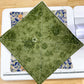 2-Pack Terry Cotton Dish Cloth Hunter Green Wildflower