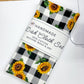 2-Pack Terry Cotton Dish Cloth Sunflower Black Plaid