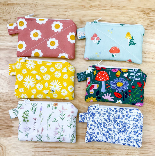 Mini Wallet Quilted Pouch