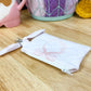 Pink Coquette Bows Quilted Keychain Wallet