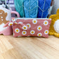 Daisy Flat Quilted Bow Pouch