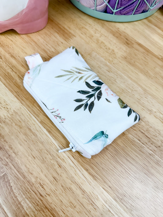 Boho Blush Mini Wallet Quilted Pouch