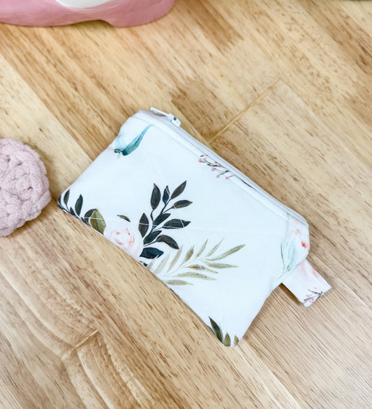 Boho Blush Mini Wallet Quilted Pouch