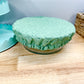 Reversible Bowl Cover LARGE Vintage Rose/Green Leaf