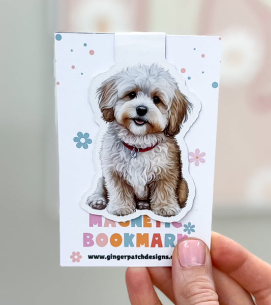Maltese Magnetic Bookmark