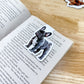 Gray French Bulldog Magnetic Bookmark