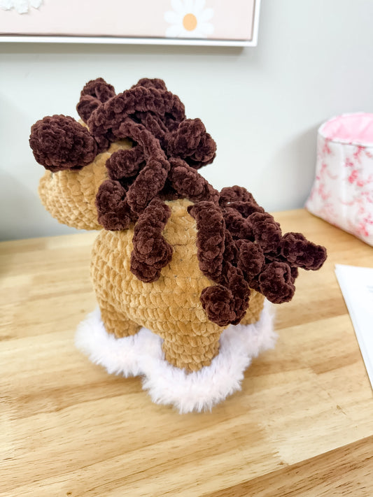 Brown Pony Crochet Plushie
