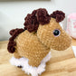 Brown Pony Crochet Plushie