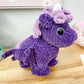 Purple Unicorn Pony Crochet Plushie