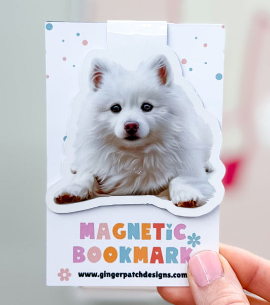 American Eskimo Magnetic Bookmark