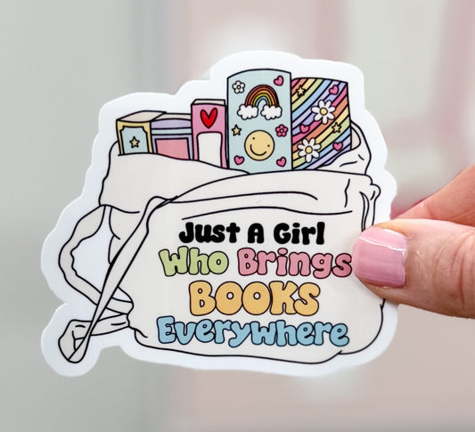 Book Bag Sticker