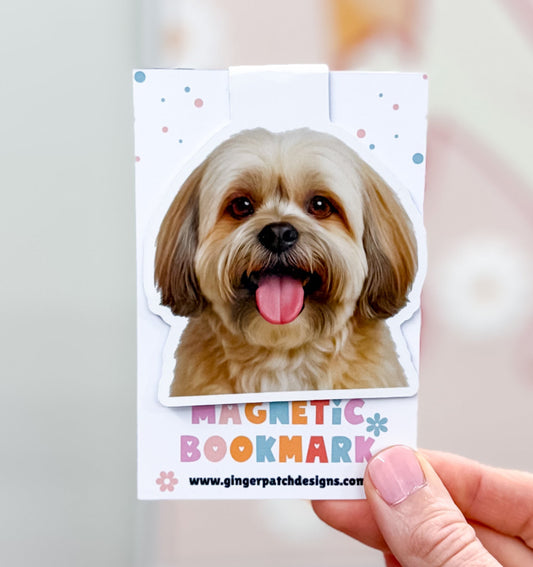 Lhasa Apso Magnetic Bookmark