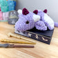 Purple Crochet Dragon Plushie