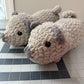 Gray Pig Crochet Plushie
