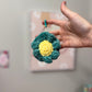 Daisy Flower Keychain