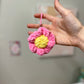 Daisy Flower Keychain