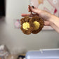 Daisy Flower Keychain