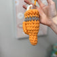 Tumbler Crochet Keychain