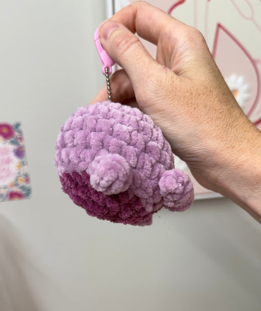 Whale Plushie Keychain