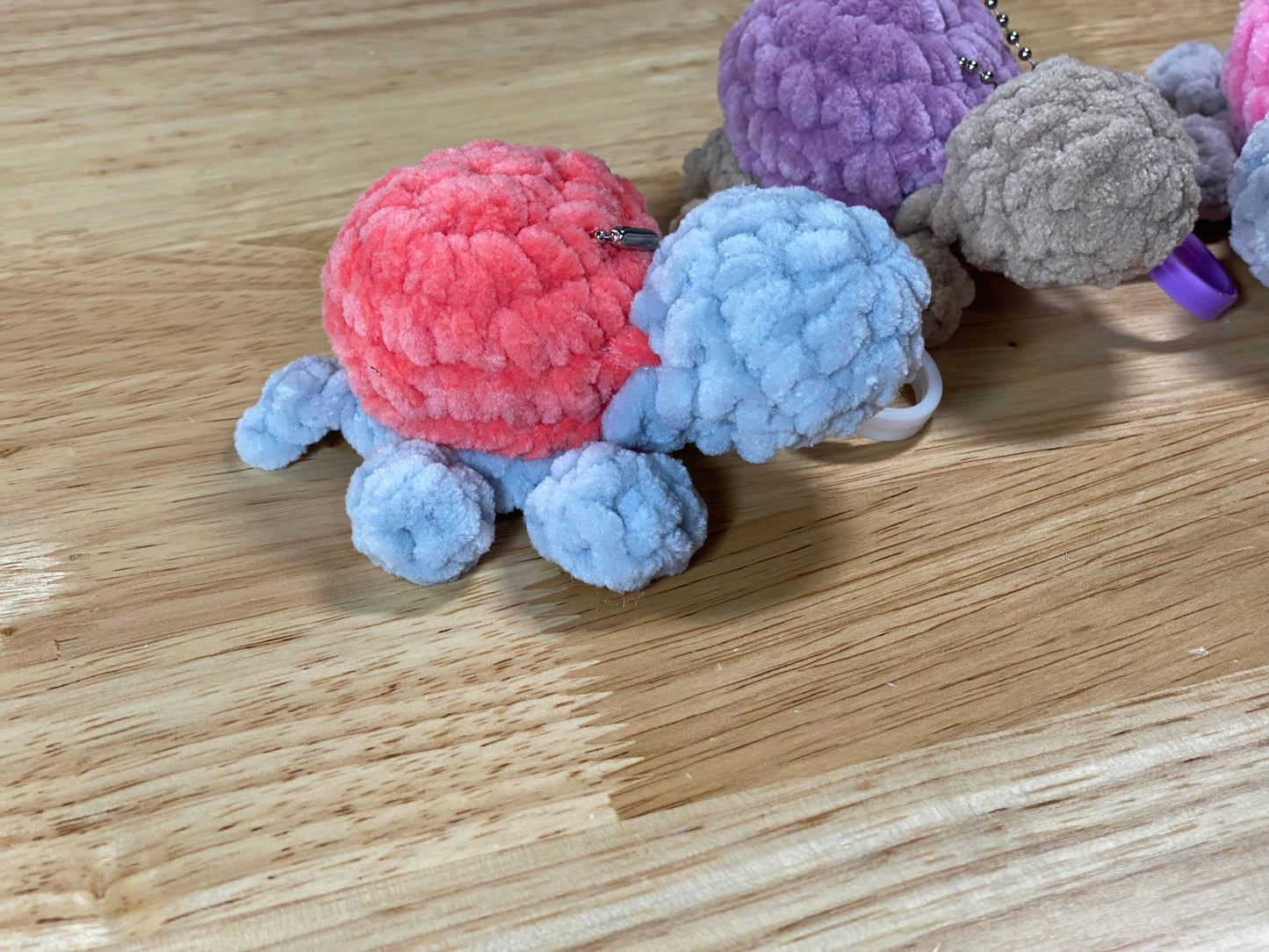 Mini Turtle Crochet Keychain