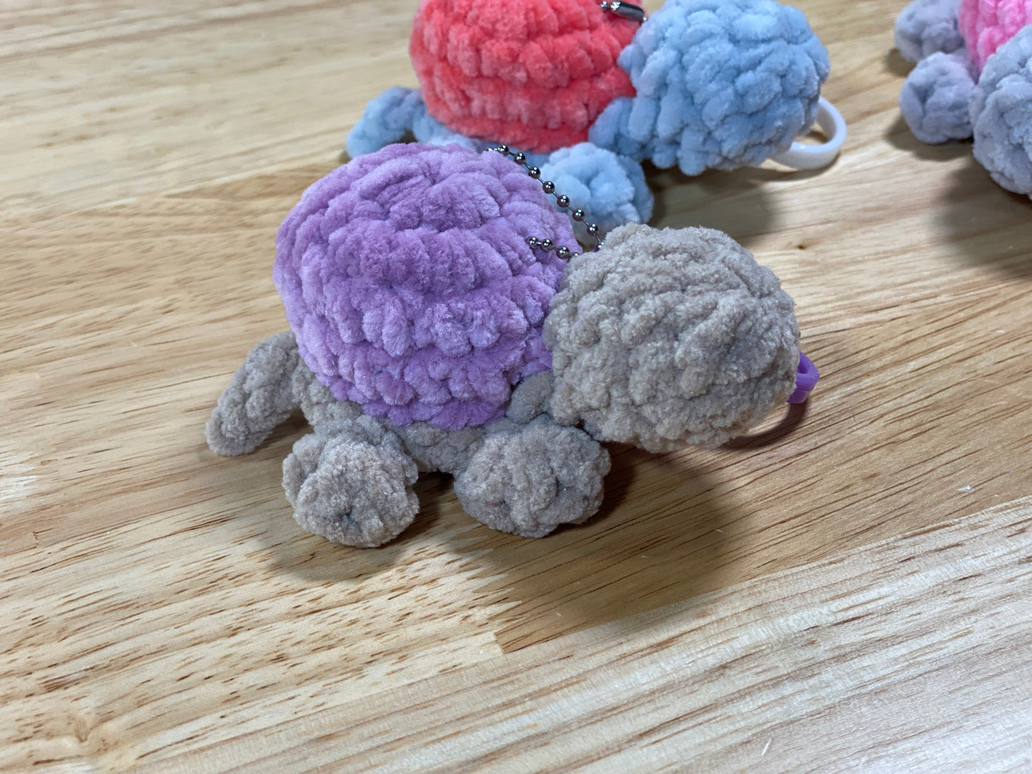 Mini Turtle Crochet Keychain