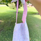 Nana Adjustable Tote Bag Purple Butterfly Watercolor