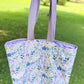 Charlotte Quilted Tote Purple Wildflower