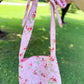 Red & Pink Patchwork Quilted Adjustable Tote Bag