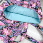 Memaw Everyday Vintage Fabric Tote Bag Black Pink Rose