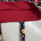 Memaw Everyday Vintage Fabric Tote Bag Navy Rose
