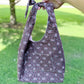 Gigi Slouchy Bag Small Brown Pink Floral