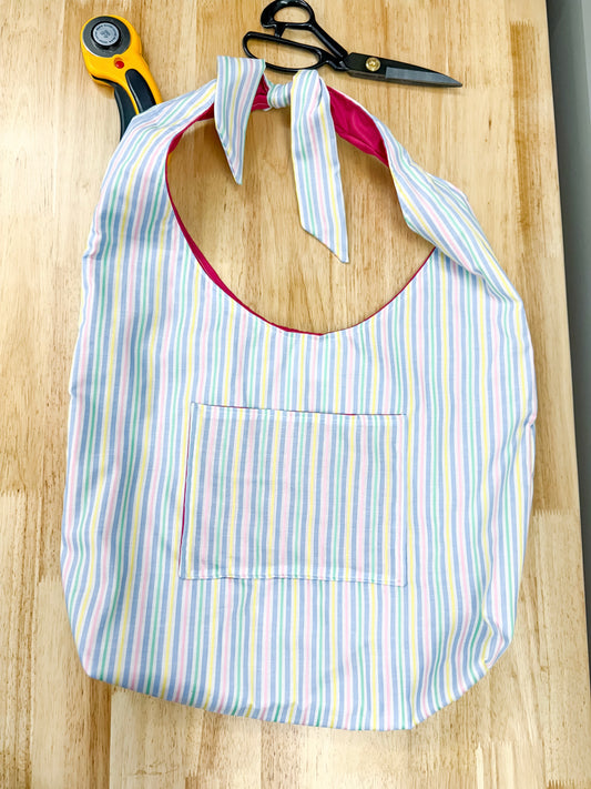 Gigi Large Slouchy Bag Beach Stripes