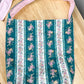 Nana Adjustable Tote Bag Green Pink Victorian
