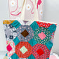 Charlotte Jumbo Quilted Tote Vintage Octagon 3