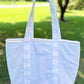 Ditsy Blue Sunflower Memaw Pocket Tote Bag 2 (Medium)