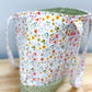 Sage Bow Floral Memaw Pocket Tote Bag 2 (Medium)