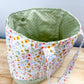 Sage Bow Floral Memaw Pocket Tote Bag 2 (Medium)