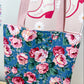 Cottage Rose Vintage Charlotte Quilted Tote Bag