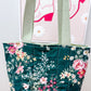Cottage Green Vintage Charlotte Quilted Tote Bag