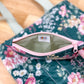 Cottage Green Vintage Quilted Flat Pouch