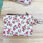 Chocolate Strawberries Vintage Quilted Keychain Wallet