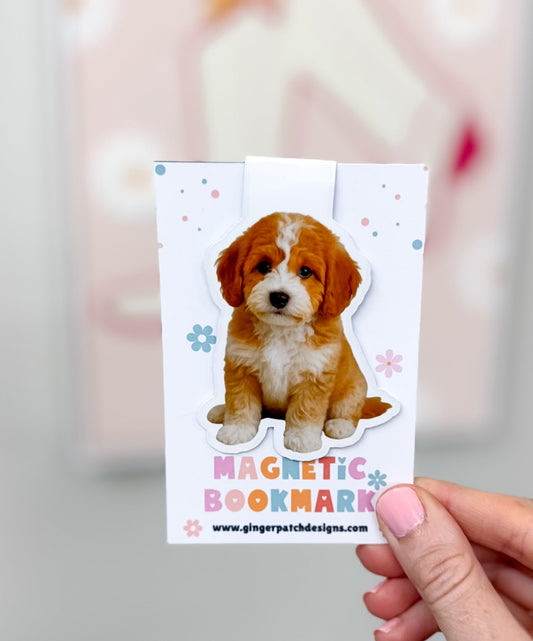 Bernadoodle Magnetic Bookmark